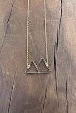 Sabina 2 Peaks Mountain Necklace SN5 GF