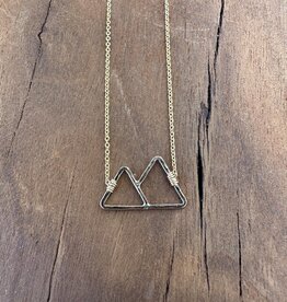 Sabina 2 Peaks Mountain Necklace SN5 GF
