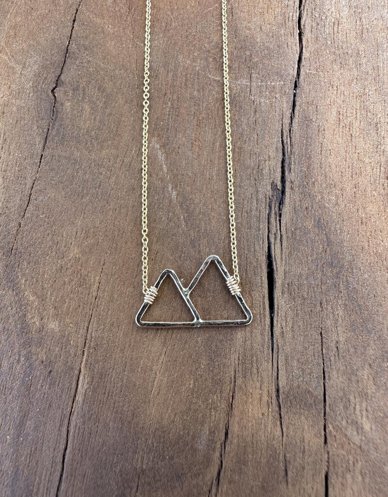 Sabina 2 Peaks Mountain Necklace SN5 GF
