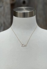 Sabina 2 Peaks Mountain Necklace SN5 GF