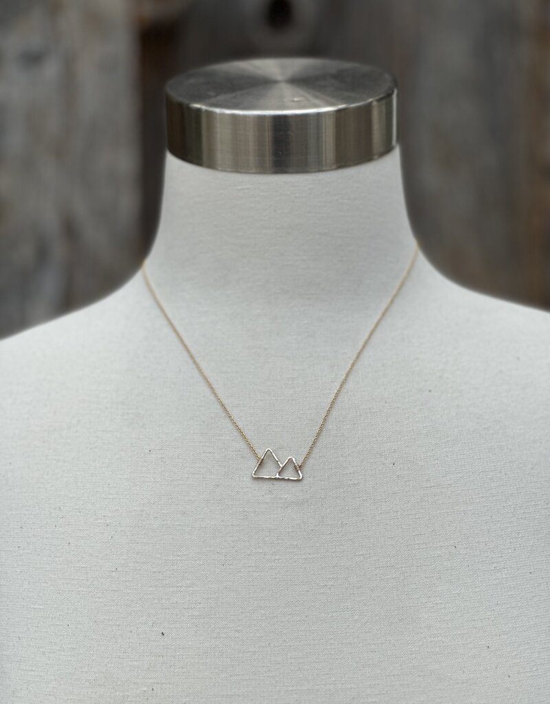 Sabina 2 Peaks Mountain Necklace SN5 GF