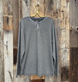 True Grit True Grit Burnout L/S Slit Tee Carbon