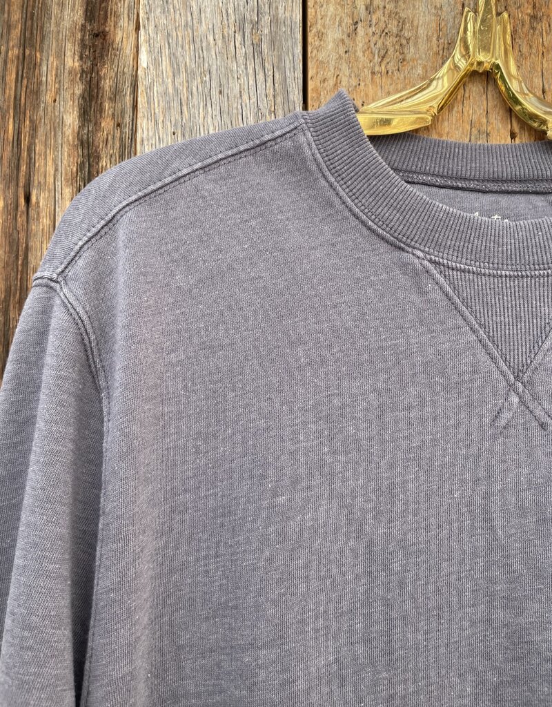 True Grit True Grit Bowry Fleece Sweatshirt Vintage Indigo