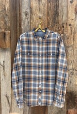 True Grit True Grit Ind Austin L/S 2 Pocket Blue/Brown