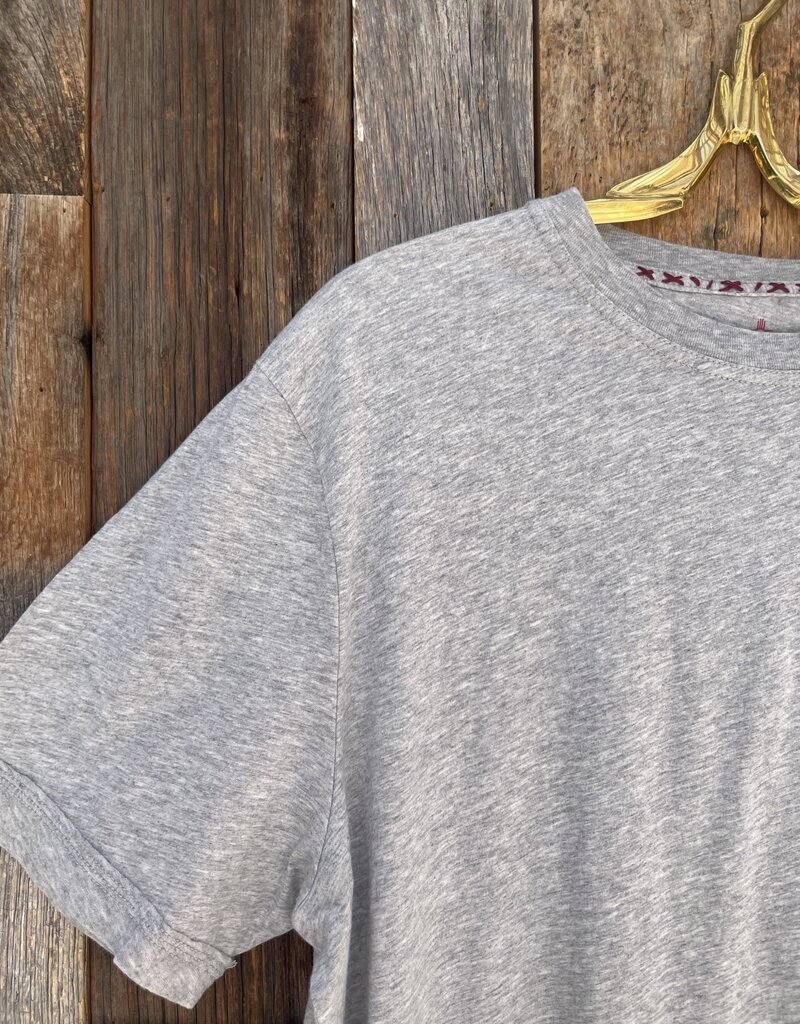 True Grit True Grit Secret Wash S/S Crew Heather Grey