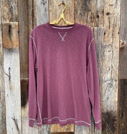 True Grit True Grit Heritage L/S Crew Claret