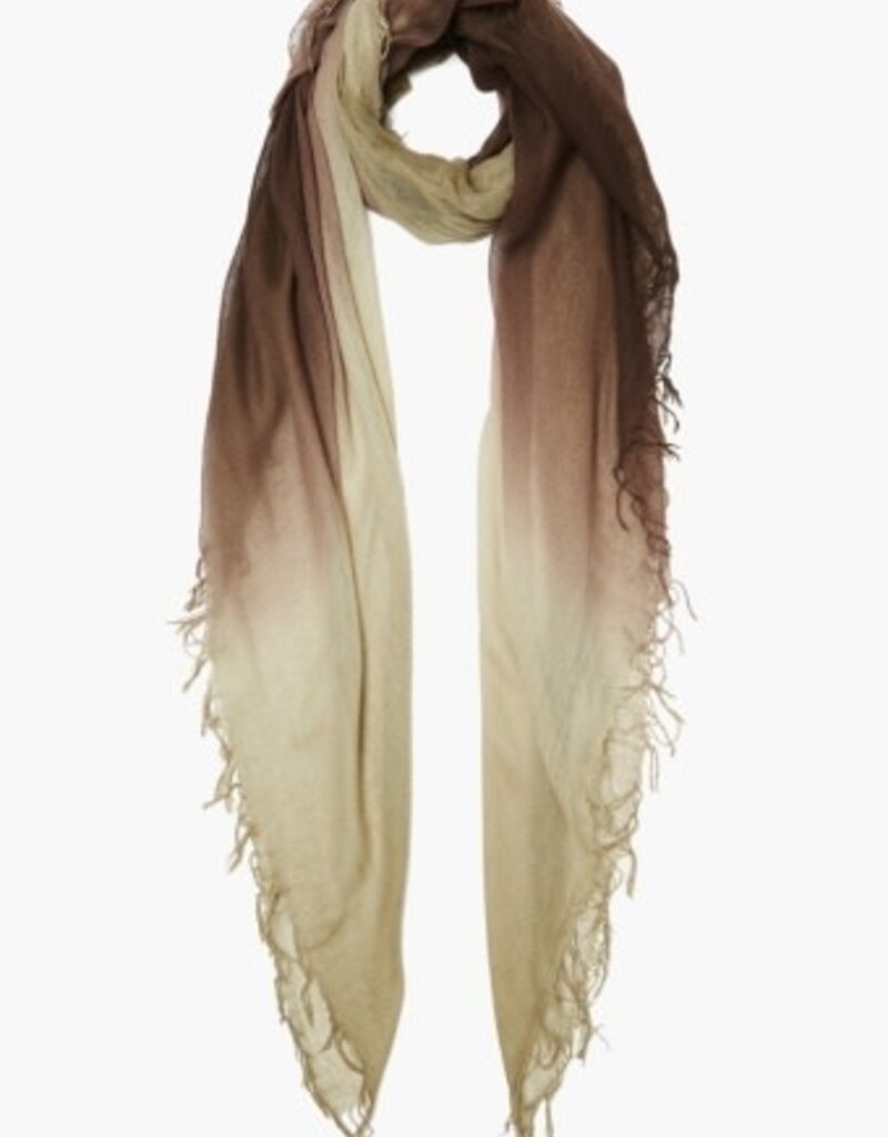 Chan Luu Chan Luu Dip-Dyed Cashmere and Silk Scarf BRH-SC-254 Tree House