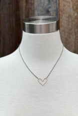 Elizabeth Nicole Elizabeth Nicole 14K GF Heart/OXS Chain N02