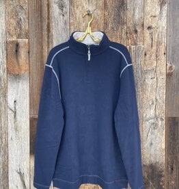 True Grit True Grit All Day Fleece 1/4 Zip Pullover Navy