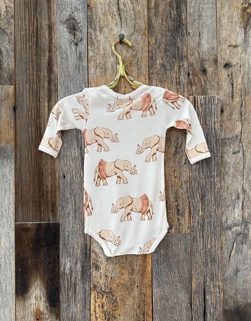 Milkbarn Milkbarn Bamboo L/S One Piece Tutu Elephant 33271