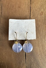 River Song Jewelry River Song Blue Chalcedony Fringe Earrings