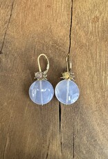 River Song Jewelry River Song Blue Chalcedony Fringe Earrings