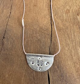 River Song Jewelry River Song Sterling Silver Large Halfmoon Talisman Necklace