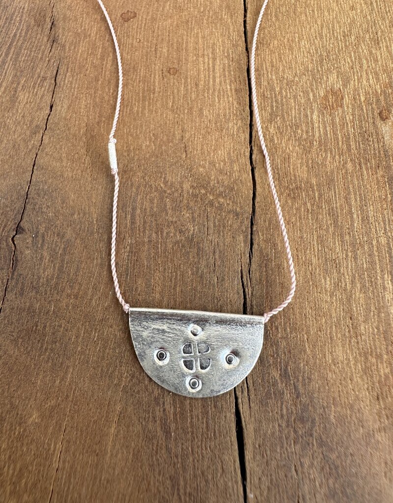 River Song Jewelry River Song Sterling Silver Large Halfmoon Talisman Necklace