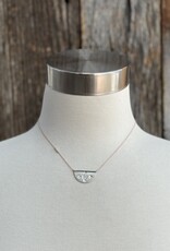 River Song Jewelry River Song Sterling Silver Large Halfmoon Talisman Necklace
