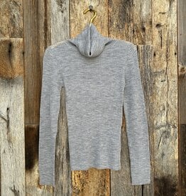 0039 Italy 0039 Italy Whiley Merino Turtleneck Jumper Grey