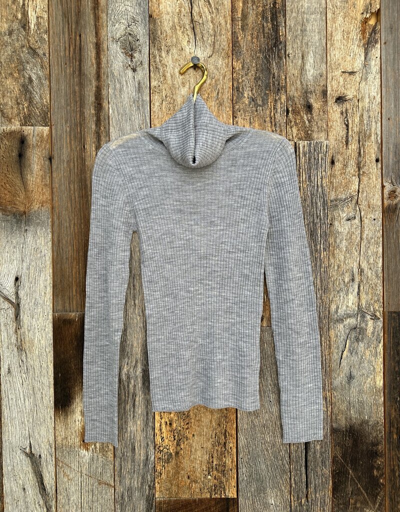 0039 Italy 0039 Italy Whiley Merino Turtleneck Jumper Grey