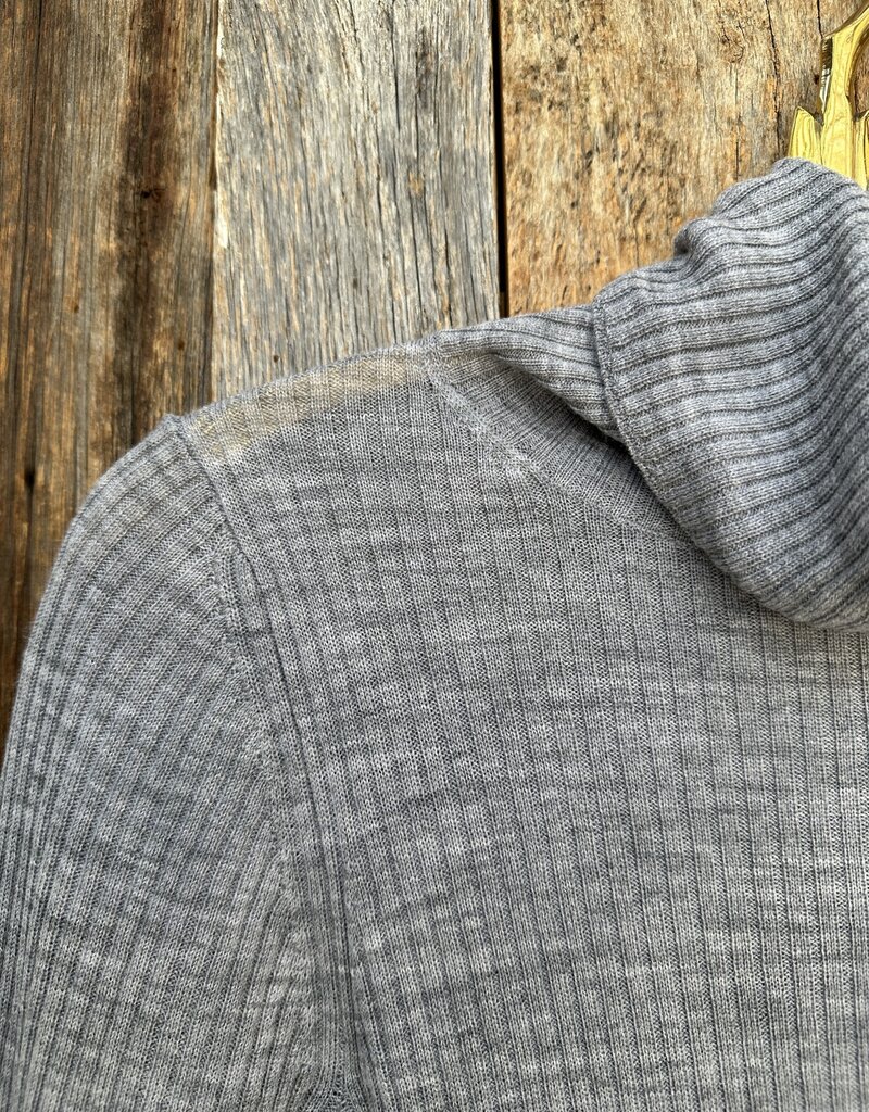 0039 Italy 0039 Italy Whiley Merino Turtleneck Jumper Grey