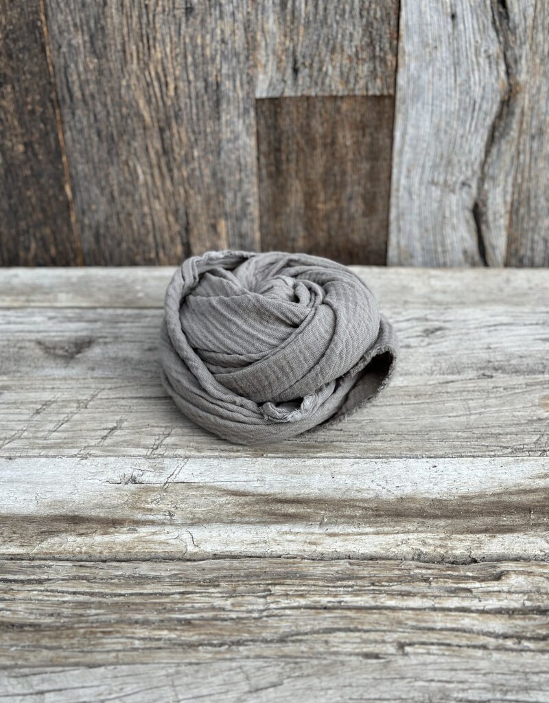 It Is Well Gauze Scarf Olive