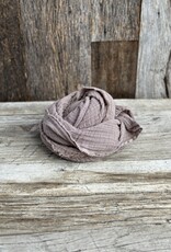 It Is Well Gauze Scarf Warm Taupe