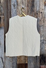 It Is Well Quilted Vest Beige OS