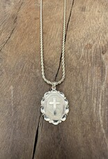 Joy Dravecky Joy Dravecky Gold-Filled Scalloped Cross