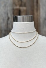 Joy Dravecky Joy Dravecky Pearl Trio Necklace Gold