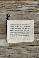 Sugarboo Sugarboo Apache Blessing Canvas Zip Bag 8.5x7.5