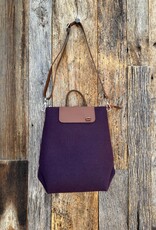 Graf Lantz Graf Lantz Bedford Merino Wool Midi Backpack- Aubergine Sienna