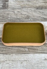 Graf Lantz Graf Lantz Kawabon Leather/Merino Wool Small Tray- Golden Moss Vachetta