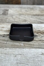 Graf Lantz Graf Lantz Kobon Leather Square Tray- Black