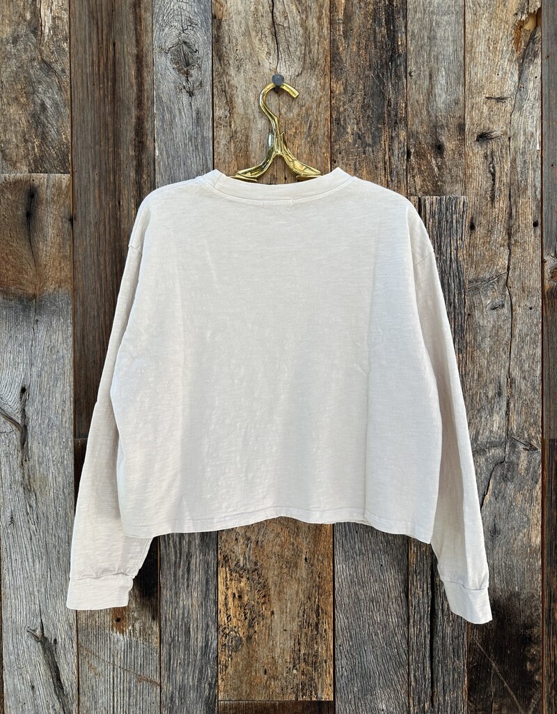 It Is Well L/S Boxy Tee Natural