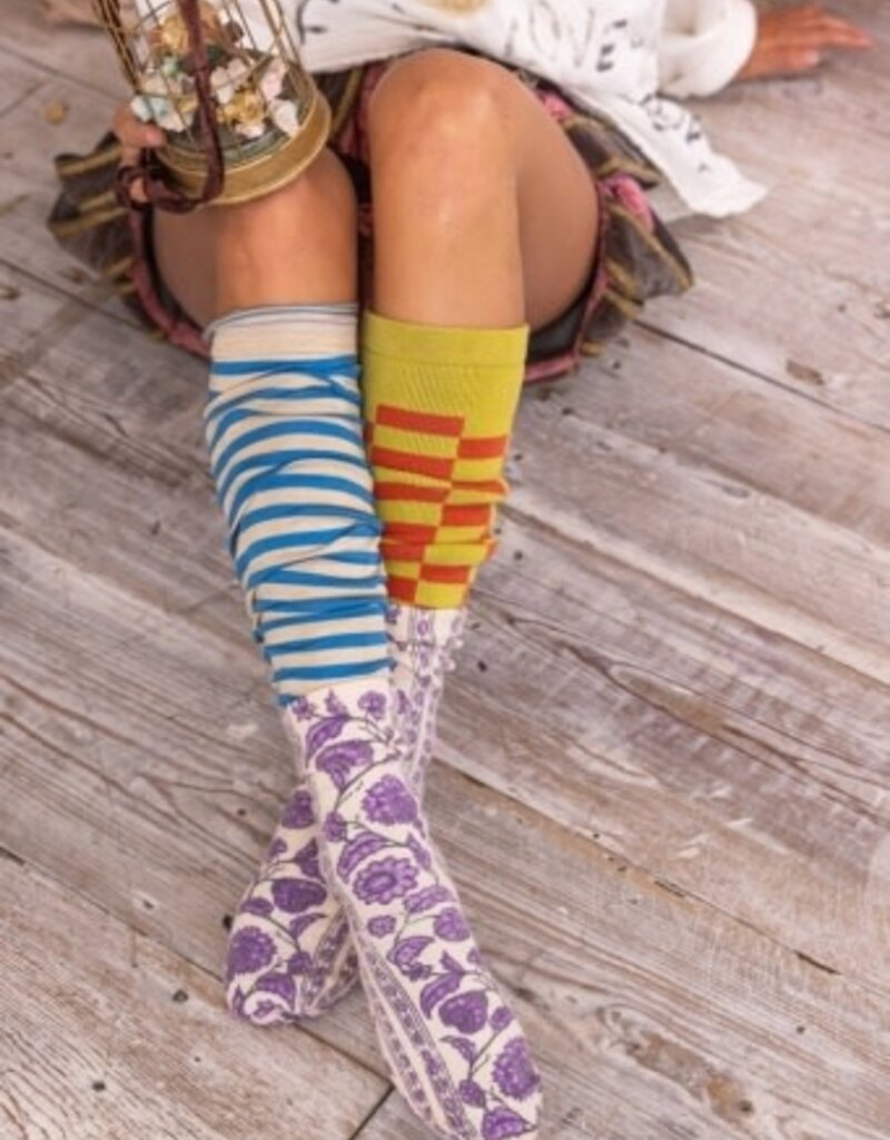 Magnolia Pearl Magnolia Pearl Blockprint MP Socks 094 Rajasthan