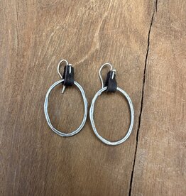 Christy Lea Payne CLP Medium Oblong Hoop SS
