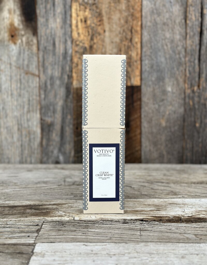 Votivo Aromatic Reed Diffuser Clean Crisp White