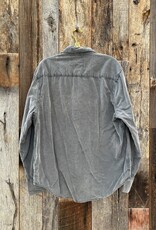 True Grit True Grit Jackson Cord L/S 2 Pocket Western Shirt Charcoal