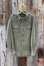 True Grit True Grit Jackson Cord L/S 2 Pocket Western Shirt Platoon