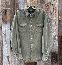 True Grit True Grit Jackson Cord L/S 2 Pocket Western Shirt Platoon