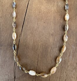 Chan Luu Chan Luu Abalone 18K GP/SS NG-14783