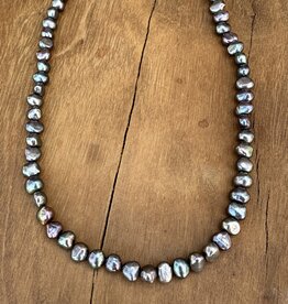 Chan Luu Chan Luu Blue Peacock Pearl 18K GP/SS NG-14644