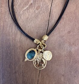 Chan Luu Chan Luu Emerald Mix 18K GP/SS NG-15223