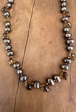 Chan Luu Chan Luu Taupe Pearl Mix 18K GP/SS NG-15196LQ