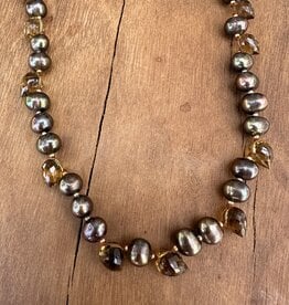 Chan Luu Chan Luu Taupe Pearl Mix 18K GP/SS NG-15196LQ