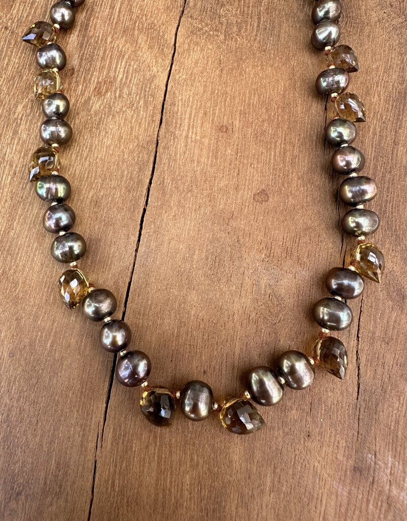 Chan Luu Chan Luu Taupe Pearl Mix 18K GP/SS NG-15196LQ