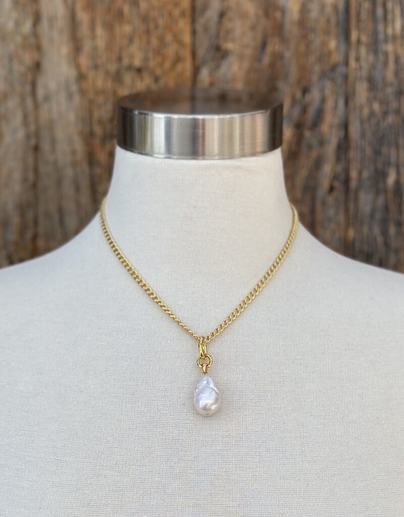 Chan Luu Chan Luu White Pearl 18K GP/SS NG-14379