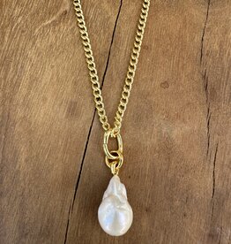Chan Luu Chan Luu White Pearl 18K GP/SS NG-14379
