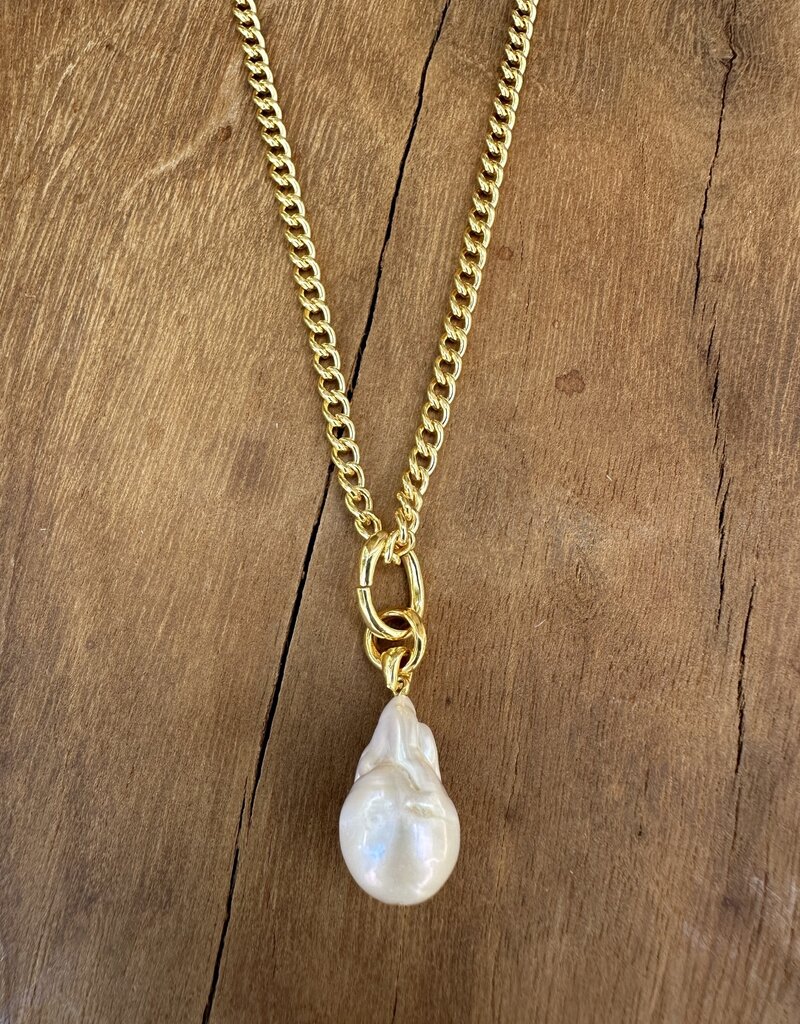 Chan Luu Chan Luu White Pearl 18K GP/SS NG-14379