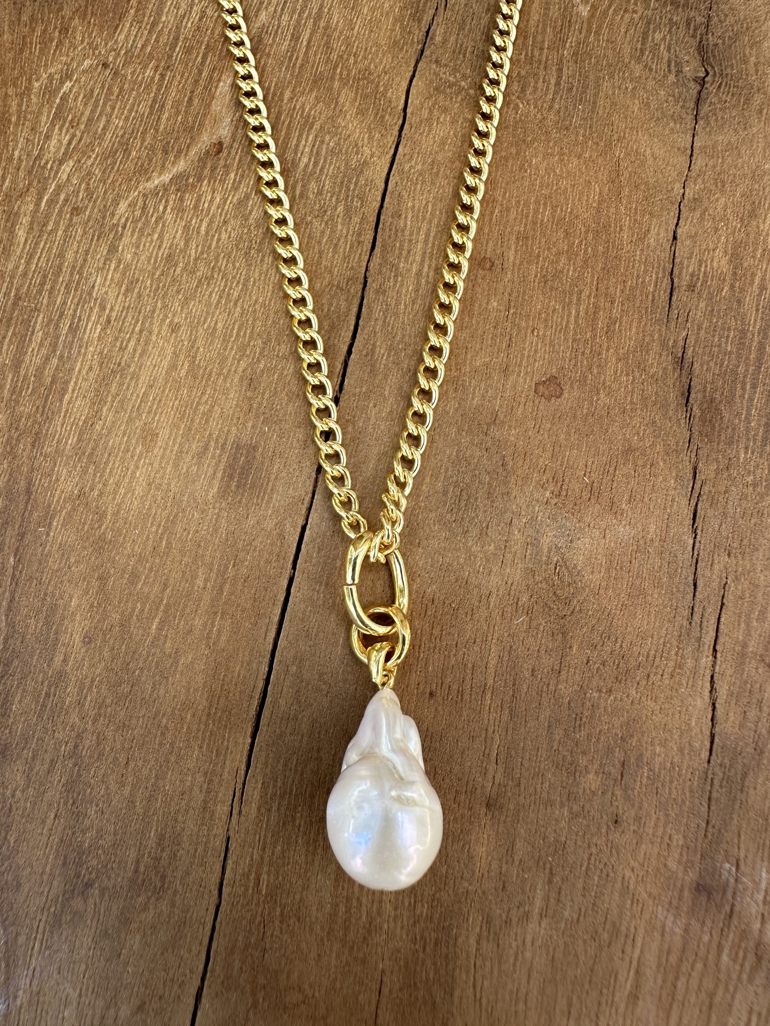 Chan Luu White Pearl 18K GP/SS NG-14379 - Island Farm