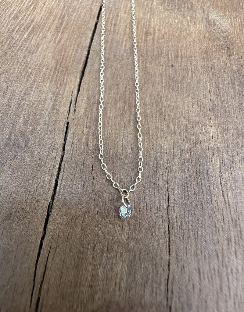 Christy Lea Payne CLP 14K Champagne Diamonds Necklace 16-18"