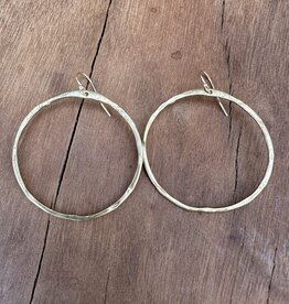 Christy Lea Payne CLP Large Bronze O Earrings
